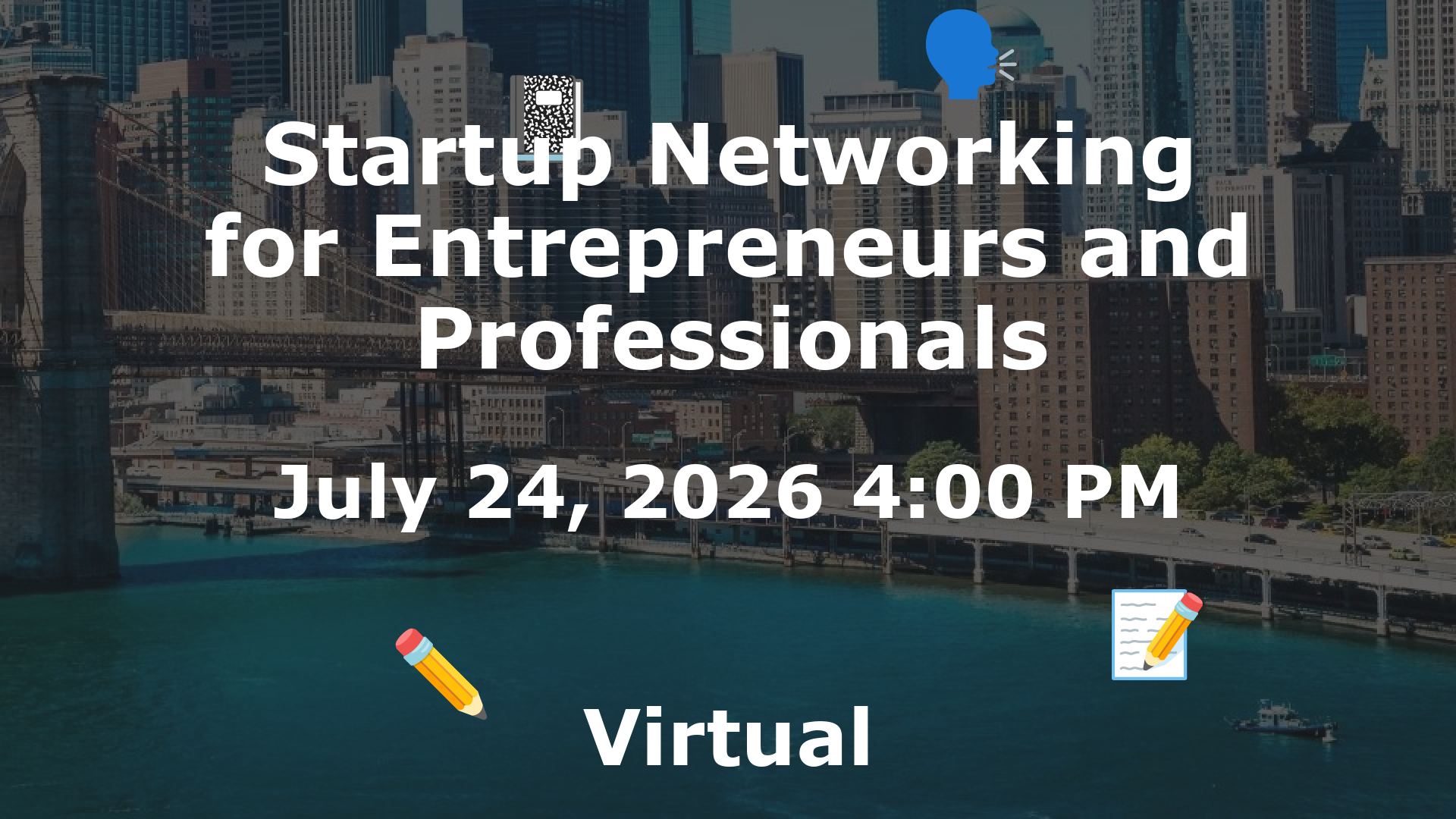 Startup Networking for Entrepreneurs and Professionals event image